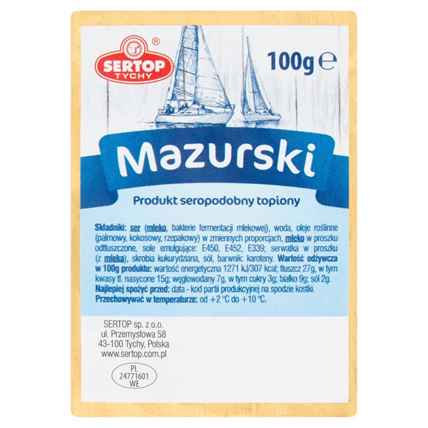 SERTOP - PRODUKT TOPIONY MAZURSKI 100G