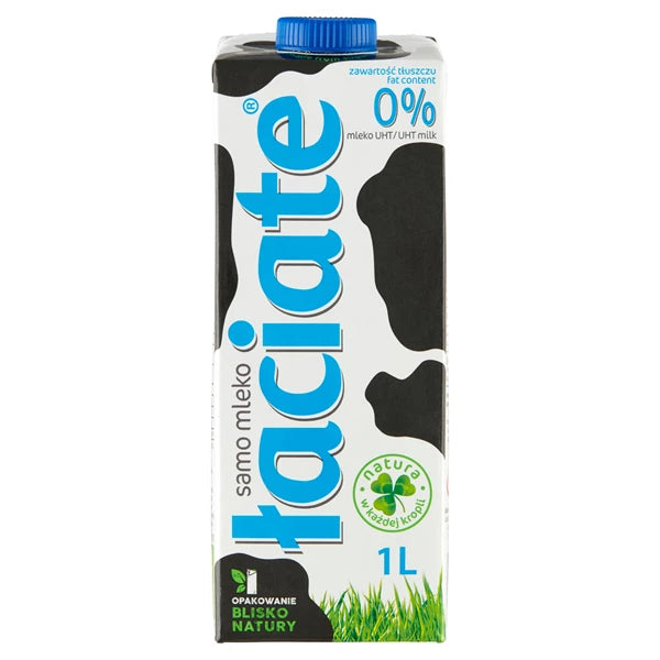 MLEKPOL - ŁACIATE MLEKO 0% UHT 1L