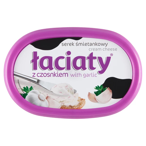 MLEKPOL - ŁACIATY ŚMIETANKOWY Z CZOSNKIEM 135G