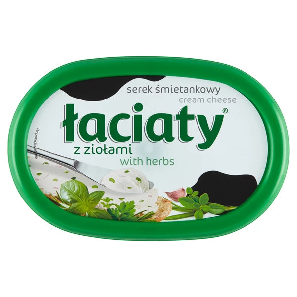MLEKPOL - ŁACIATY ŚMIETANKOWY Z ZIOŁAMI 135G