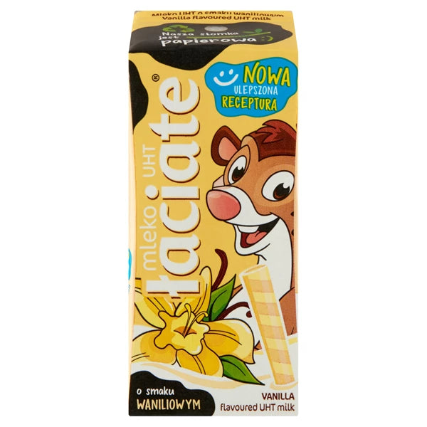 MLEKPOL - ŁACIATE MLECZKO WANILIOWE UHT 200ML
