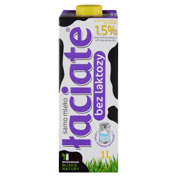 MLEKPOL ŁACIATE MLEKO BEZ LAKTOZY 1,5% 1L UHT