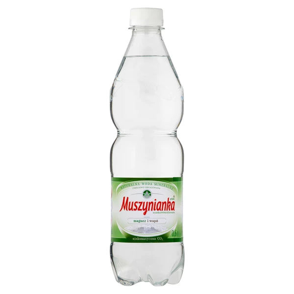 MUSZYNIANKA - WODA NIEGAZOWANA KAUCJA 0,6L
