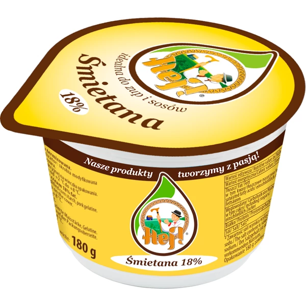 RADOMSKO - HEJ ŚMIETANA 18% 180G
