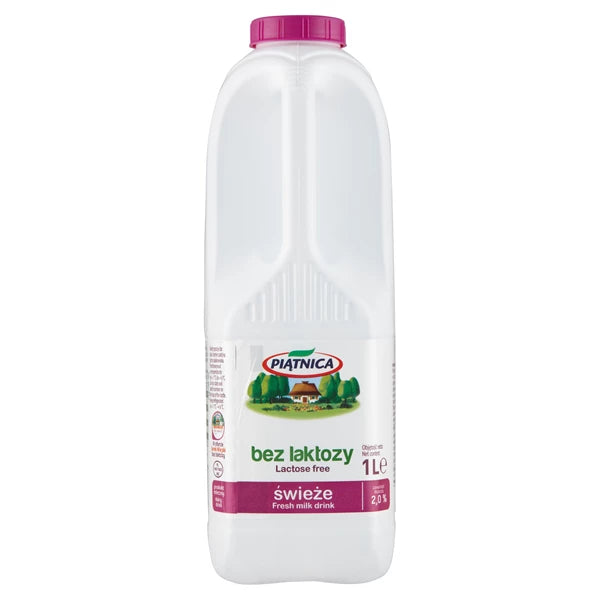PIĄTNICA - MLEKO BEZ LAKTOZY 2,0% 1L