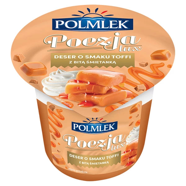 POLMLEK - POEZJA DESER LUX TOFFI Z BITĄ ŚMIETANĄ 180G O