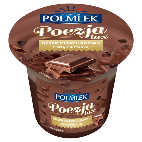 POLMLEK - POEZJA DESER LUX CZEKOLADA Z BITĄ ŚMIETANĄ 180G