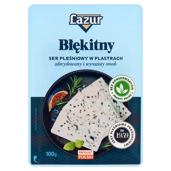 LAZUR - SER PLEŚNIOWY BŁĘKITNY PLASTRY 100G