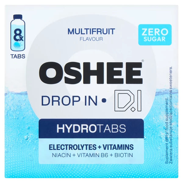 OSHEE -DROP IN HYDROTABS ELECTROLYTES+VITAMINS MULTIFRUIT