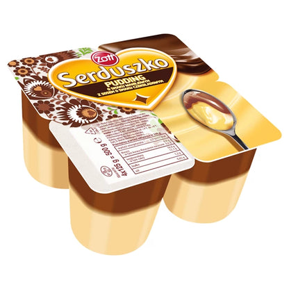 ZOTT - SERDUSZKO PUDING WANILIA/CZEKOLAD4X125G