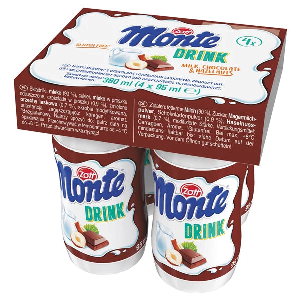 ZOTT - MONTE DRINK 4X95ML