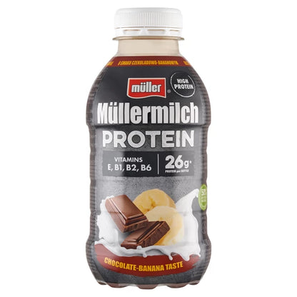 MULLER - MLEKO PROTEIN CZEKOLADA- BANAN  400G