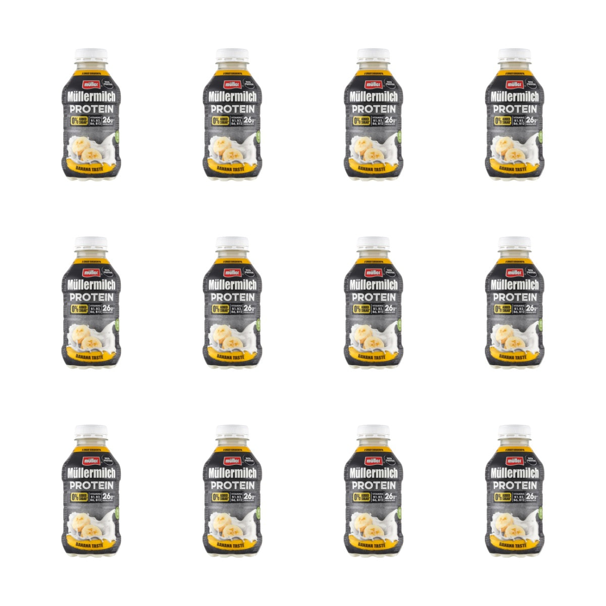 MULLER - MLEKO PROTEIN ZERO CUKRU  BANAN 400G