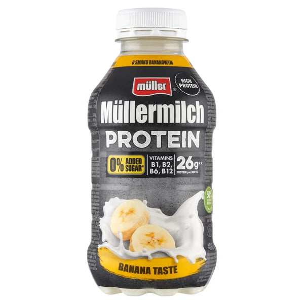 MULLER - MLEKO PROTEIN ZERO CUKRU  BANAN 400G
