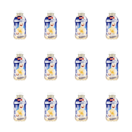 MULLER - MLEKO MULLERMILCH BIAŁA CZEKOLADA MACADAMIA 400G