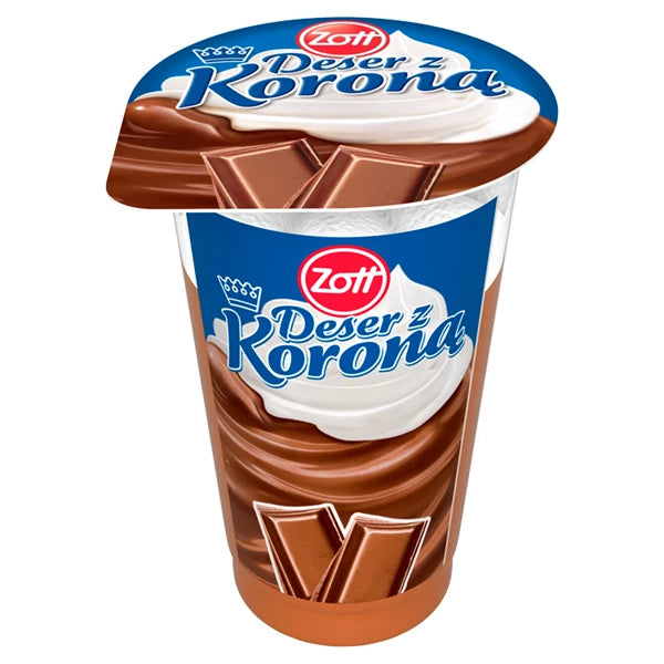 ZOTT - DESER Z KORONĄ CZEKOLADA 175G