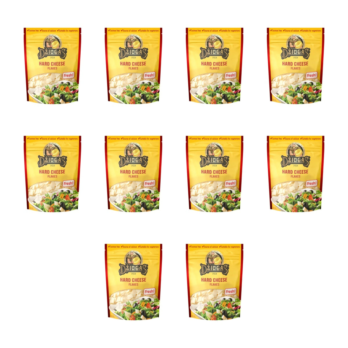 DZIUGAS SER TWARDY  PŁATKI 100G