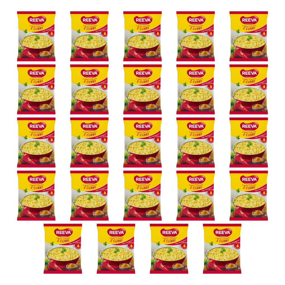 REEVE ZUPA BŁYSKAWICZNA O SMAKU KURCZAK CURRY 60G