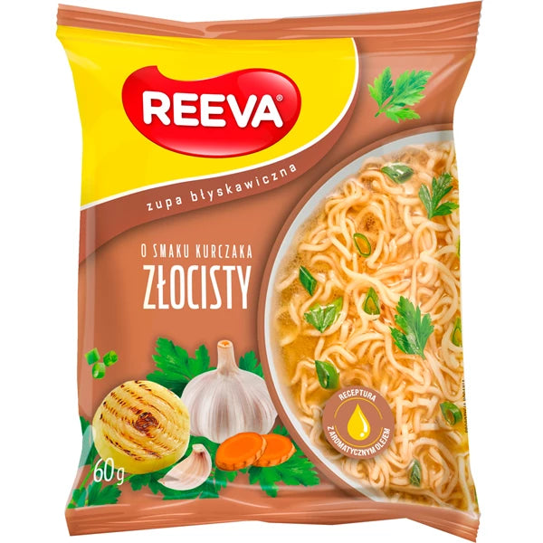 REEVE ZUPA BŁYSKAWICZNA O SMAKU ZŁOCISTY KURCZAK 60G