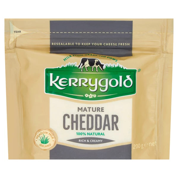 KERRYGOLD SER MATURE CHEDDAR 200G