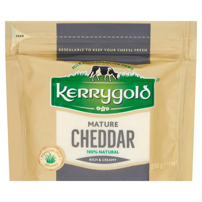 KERRYGOLD SER MATURE CHEDDAR 200G