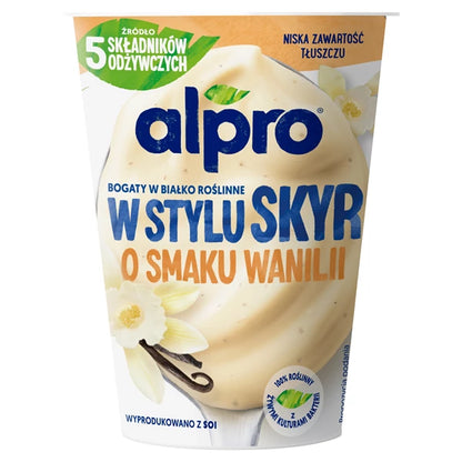 ALPRO JOGURT SOJOWY SKYR WANILIA 400G