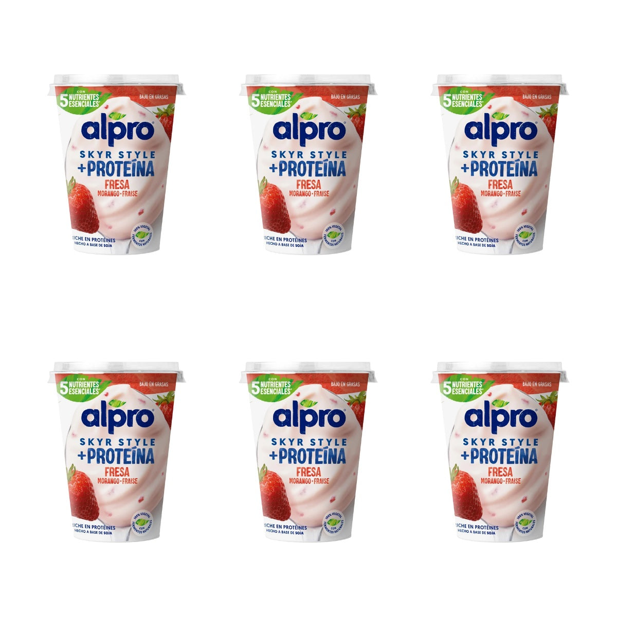 ALPRO JOGURT SOJOWY SKYR TRUSKAWKA 400G