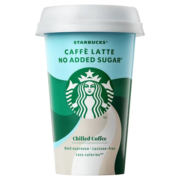 ARLA - STARBUCKS  LATTE NO ADDED SUGAR 220ML