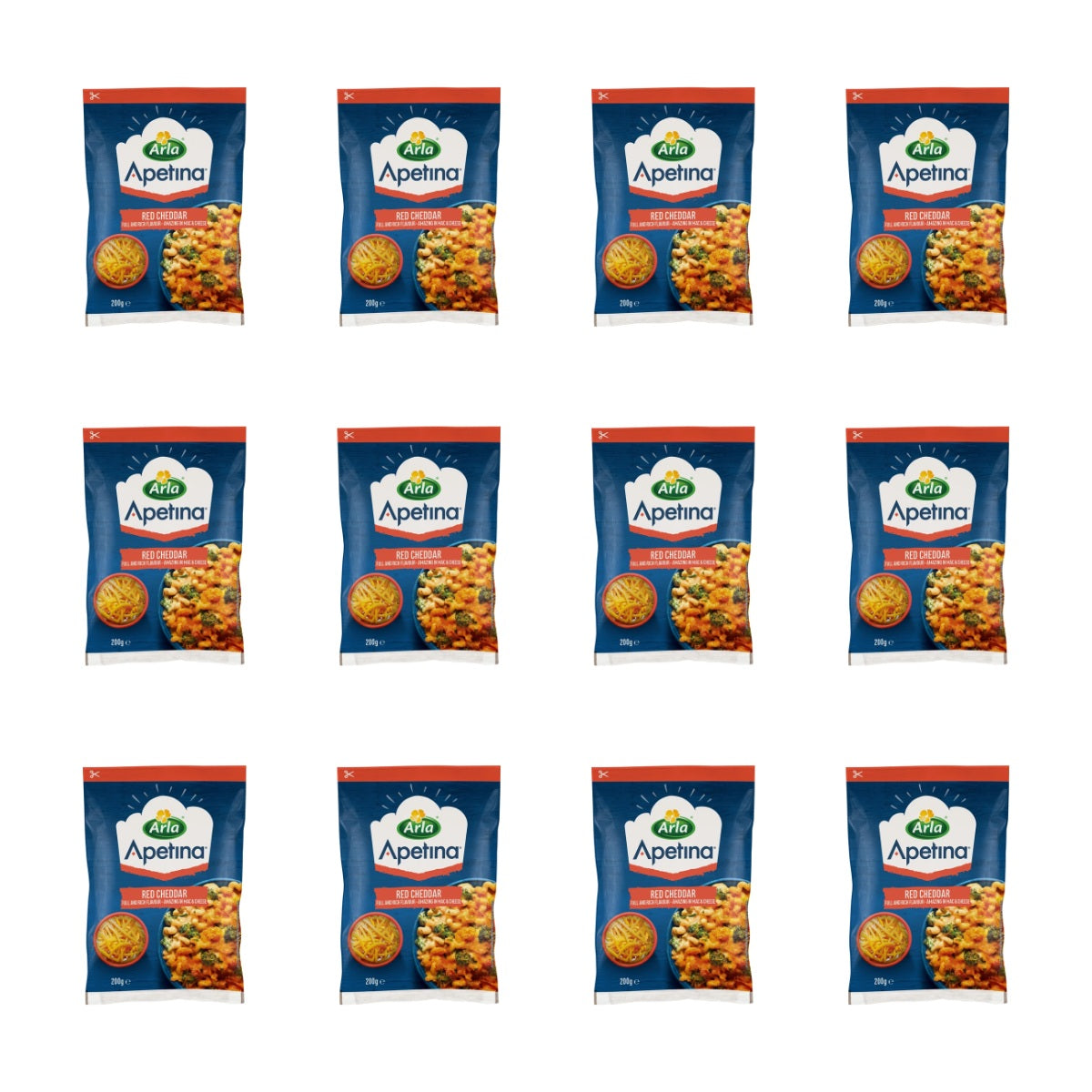 ARLA - APETINA RED CHEDDAR  200G WIÓRKI