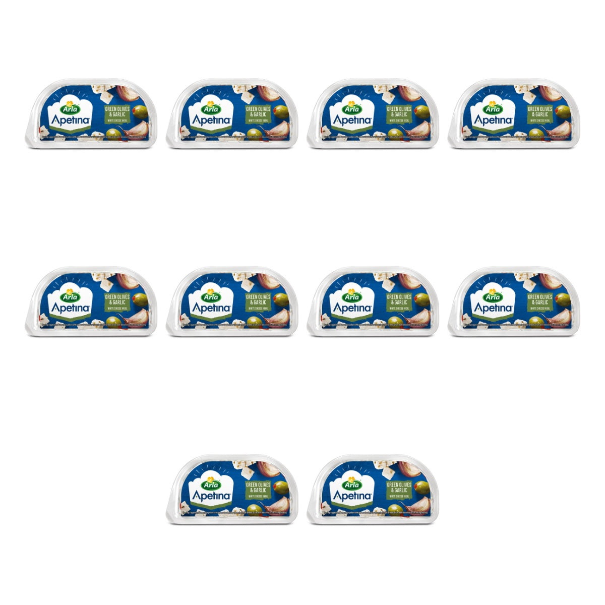 ARLA - APETINA SNACK  Z ZIELONYMI OLIWKAMI I CZOSNKIEM 100G