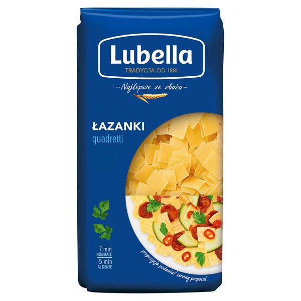LUBELLA - MAKARON ŁAZANKA 400G