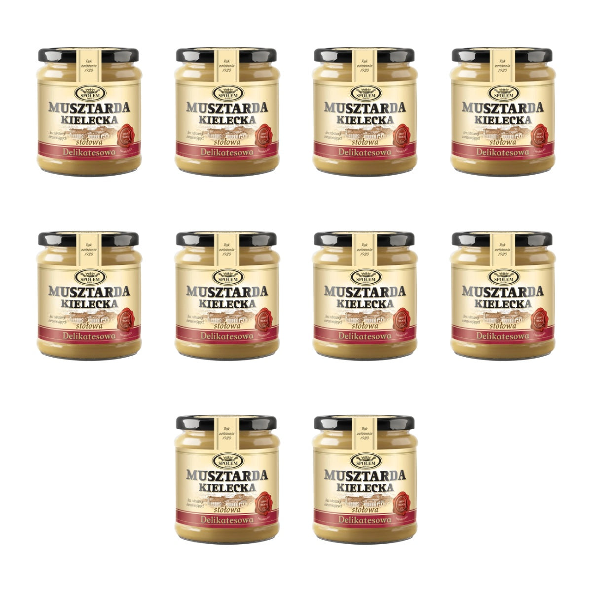 SPOŁEM - KIELECKA MUSZTARDA DELIKATESOWA 190G