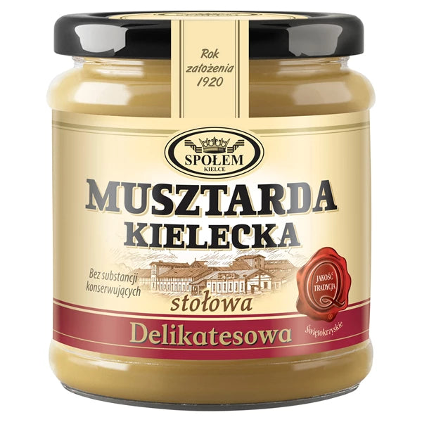 SPOŁEM - KIELECKA MUSZTARDA DELIKATESOWA 190G