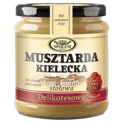 SPOŁEM - KIELECKA MUSZTARDA DELIKATESOWA 190G