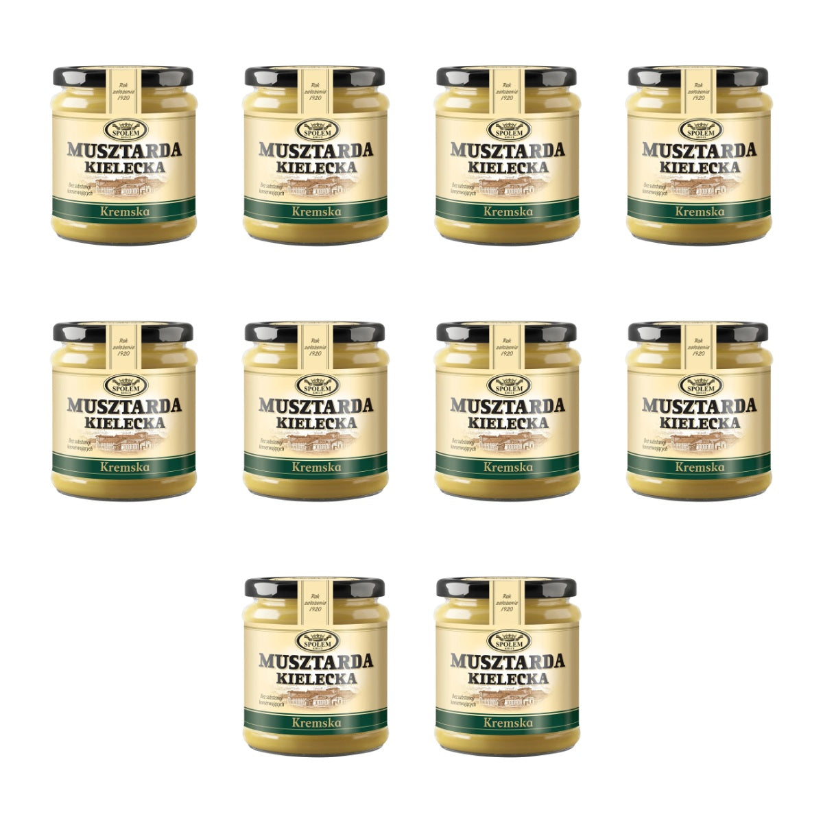 SPOŁEM - KIELECKA MUSZTARDA KREMSKA 190G