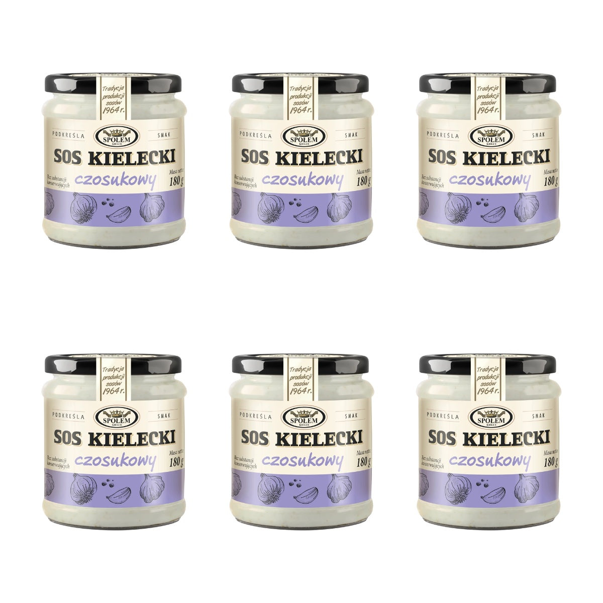 SPOŁEM - KIELECKI SOS CZOSNKOWY 180G
