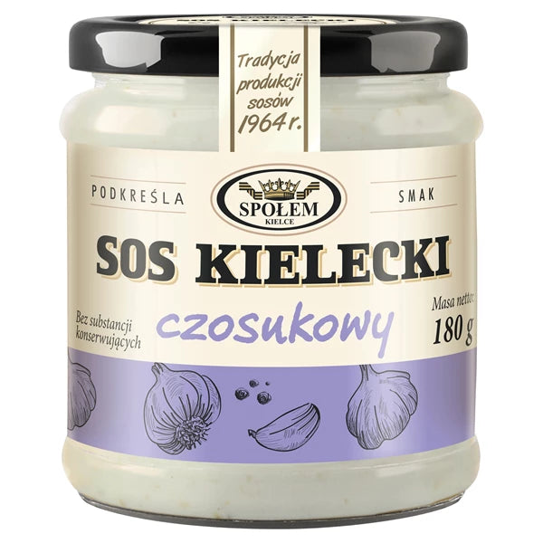 SPOŁEM - KIELECKI SOS CZOSNKOWY 180G