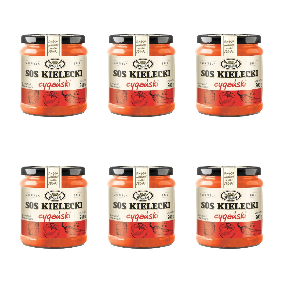 SPOŁEM - KIELECKI SOS CYGAŃSKI 200G