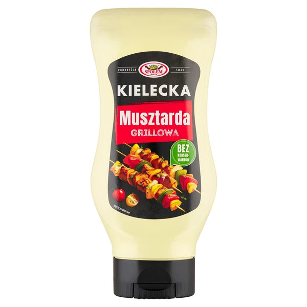 SPOŁEM - KIELECKA MUSZTARDA GRILLOWA  500G  PLASTIK
