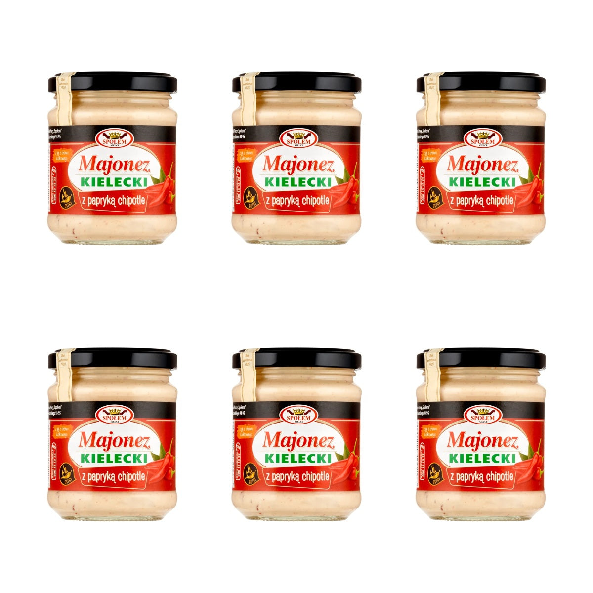 SPOŁEM - KIELECKI MAJONEZ Z PAPRYKĄ CHIPOTLE 170ML