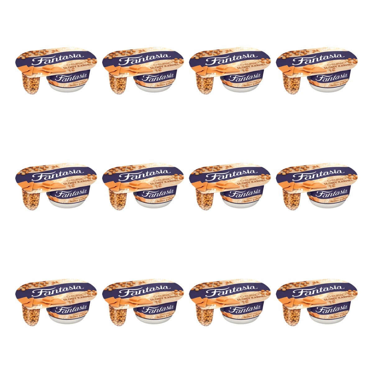DANONE - JOGURT FANTASIA CHRUPIĄCY SŁONY KARMEL 99G
