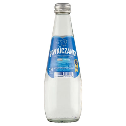 PIWNICZANKA - WODA 0,3L SZKŁO  GAZOWANA