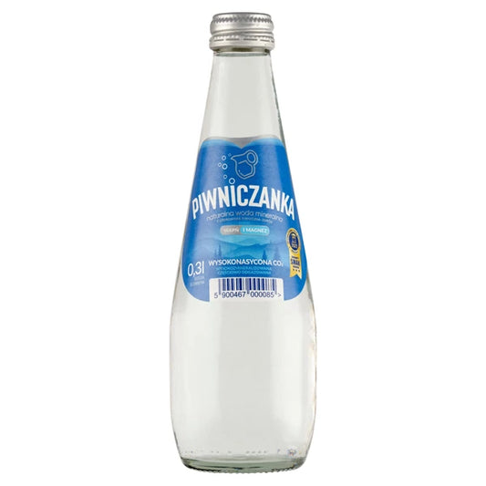 PIWNICZANKA - WODA 0,3L SZKŁO GAZOWANA