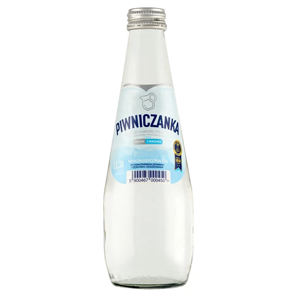PIWNICZANKA - WODA 0,3L SZKŁO NIEGAZ.(BIAŁA)