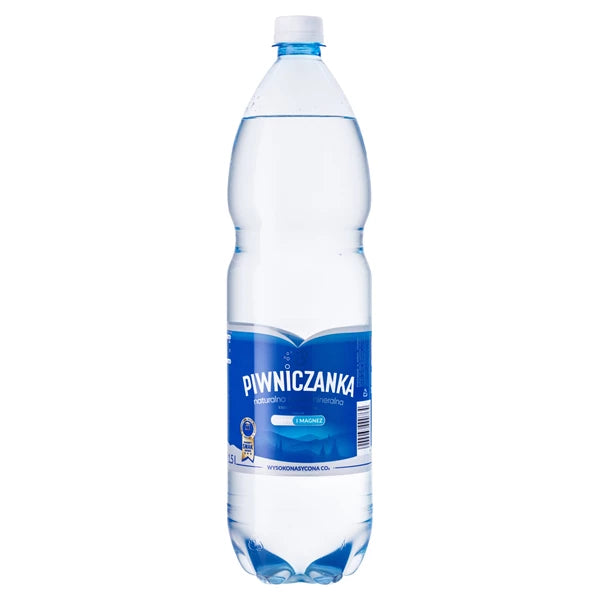 PIWNICZANKA - WODA GAZOWANA 1,5L KAUCJA