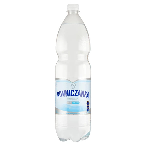 PIWNICZANKA - WODA NIEGAZOWANA 1,5L(BIAŁA) KAUCJA