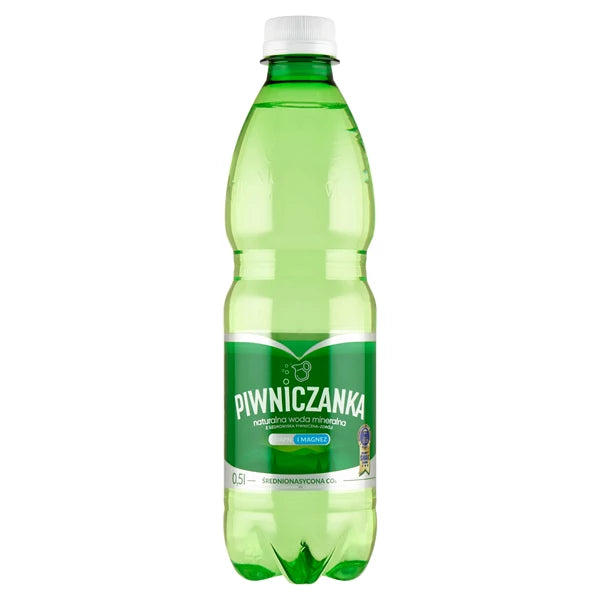 PIWNICZANKA - WODA 0,5L LEKKI GAZ KAUCJA