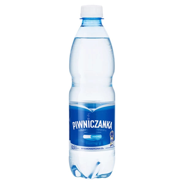 PIWNICZANKA - WODA 0,5L KAUCJA GAZOWANA