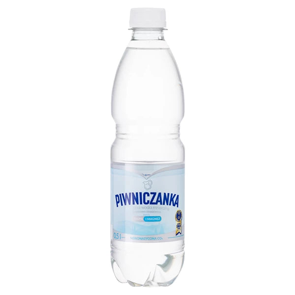 PIWNICZANKA - WODA 0,5L NIEGAZ.(BIAŁA) KAUCJA