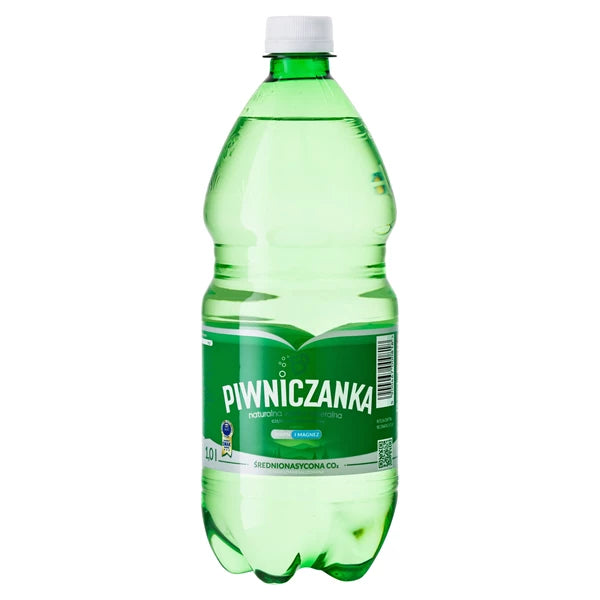 PIWNICZANKA - WODA LEKKI GAZ  1L KAUCJA